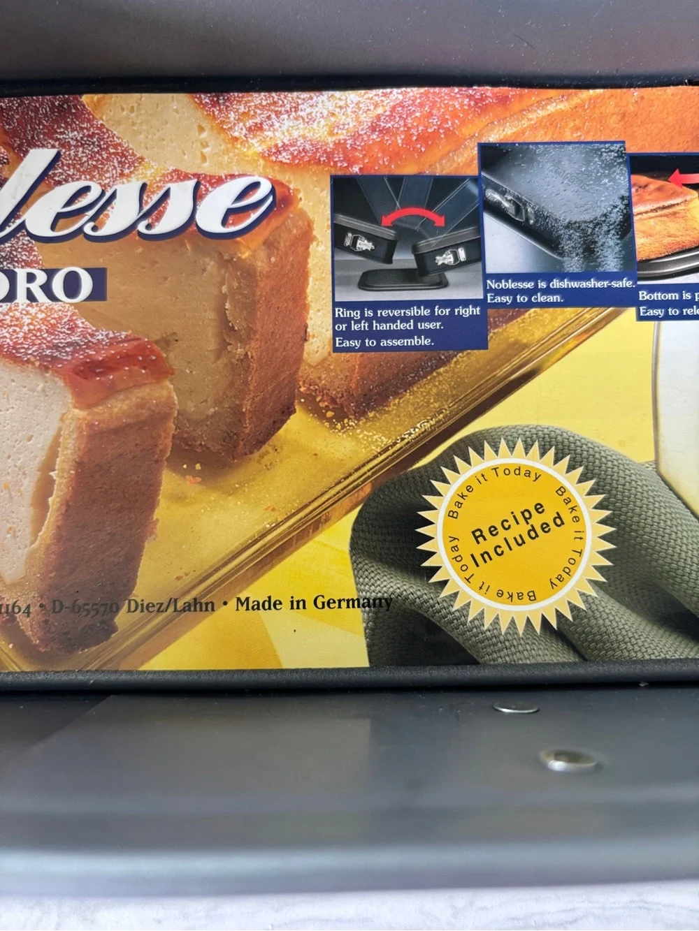 Kaiser Noblesse Nonstick Springform Loaf Pan - 7 cup , 2 lb.